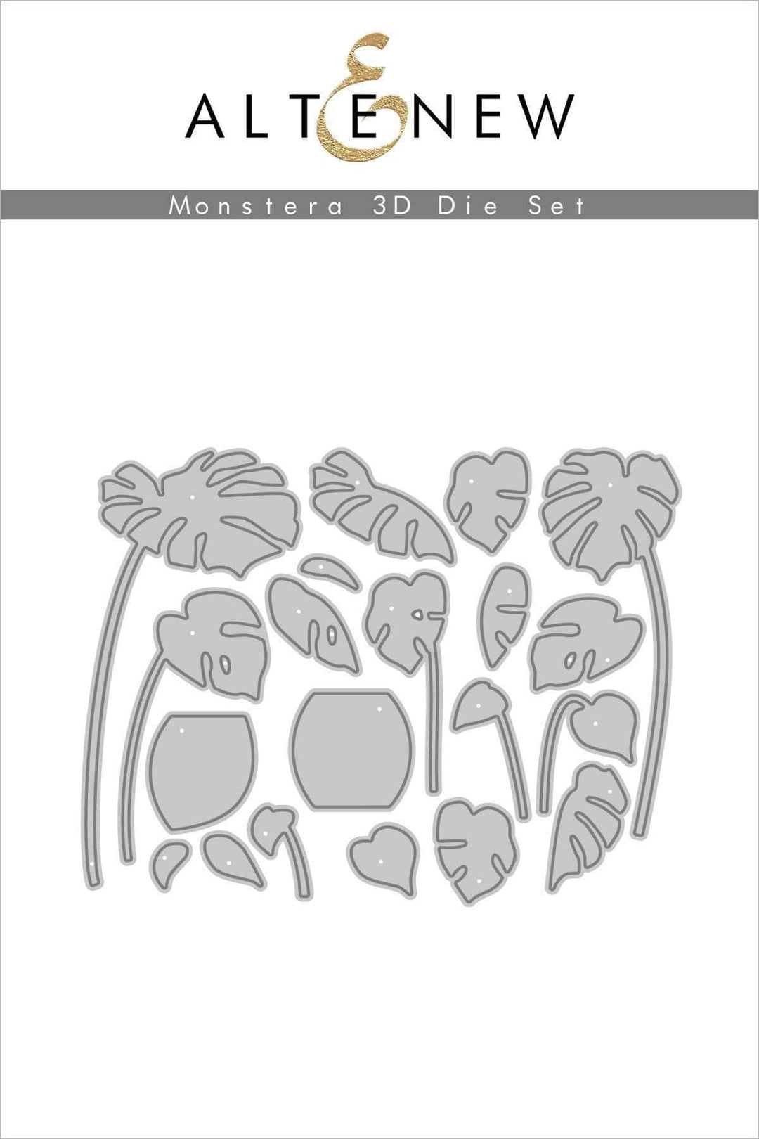 Dies Monstera 3D Die Set