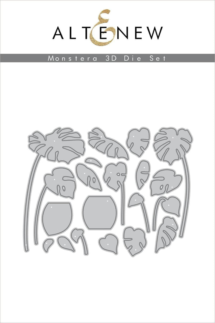 Dies Monstera 3D Die Set