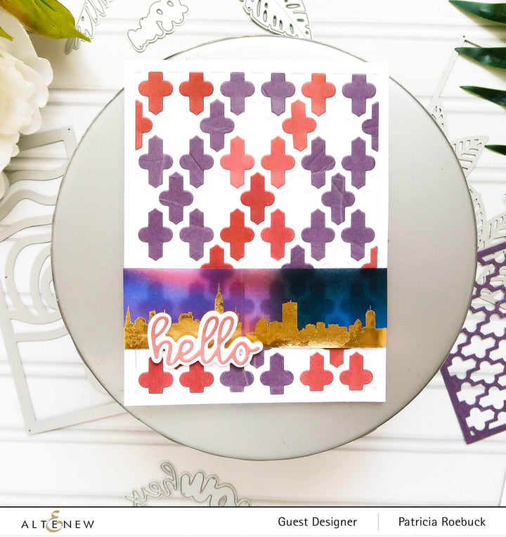 Dies Moroccan Lattice Cover Die