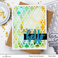 Dies Moroccan Lattice Cover Die