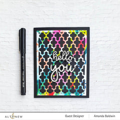 Dies Moroccan Lattice Cover Die