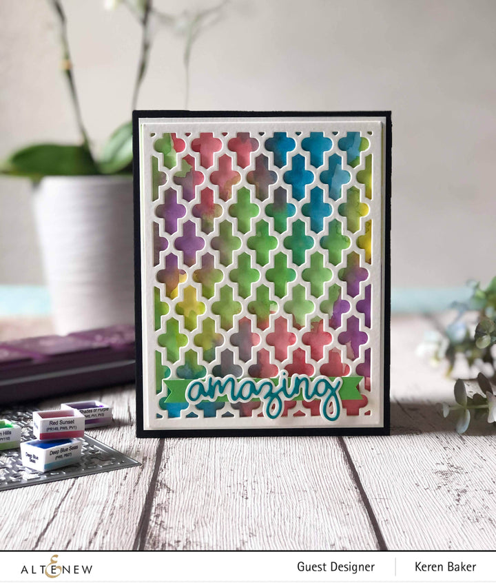 Dies Moroccan Lattice Cover Die