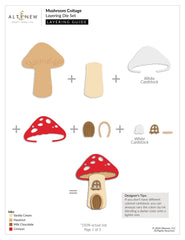 Dies Mushroom Cottage Layering Die Set
