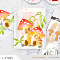 Dies Mushroom Cottage Layering Die Set