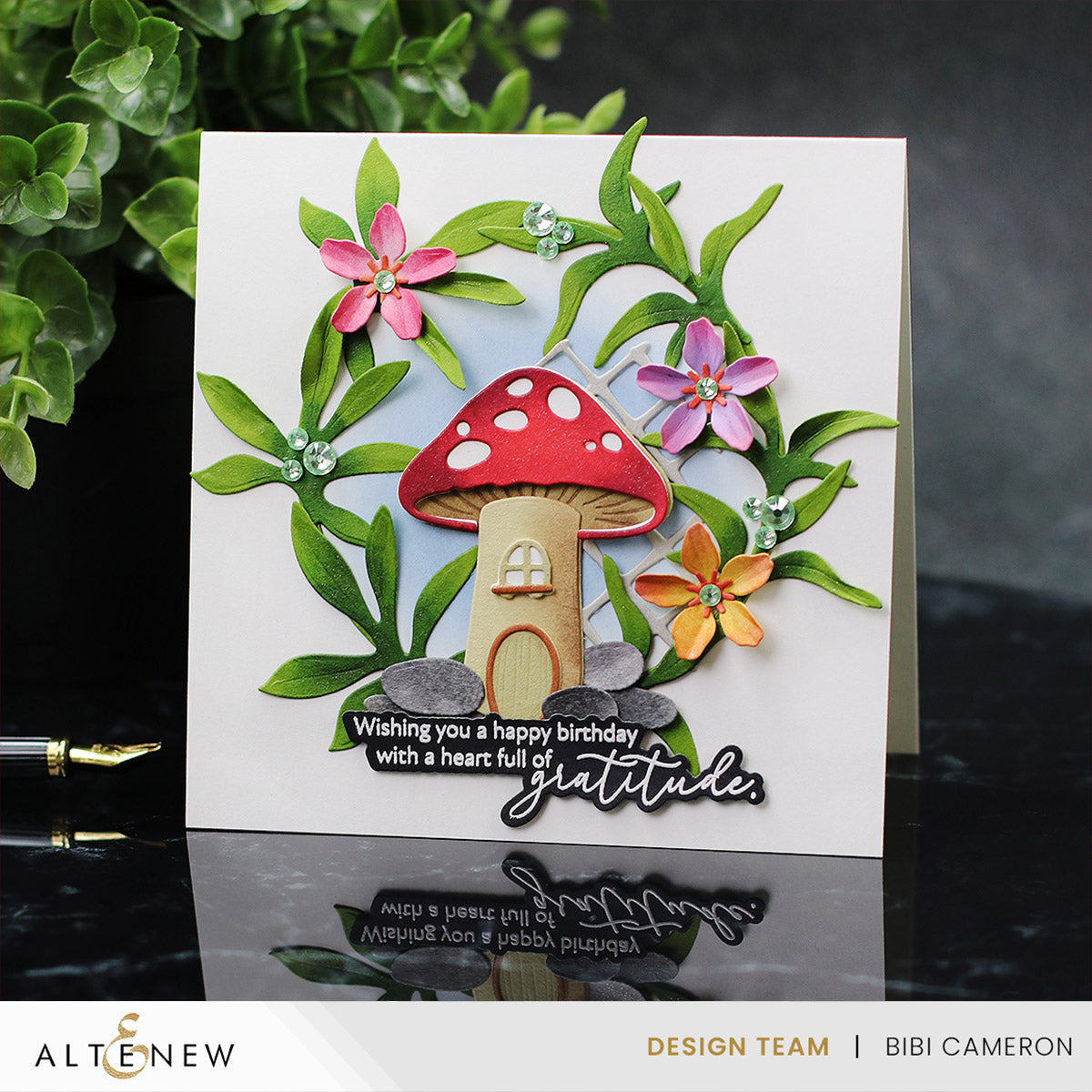 Dies Mushroom Cottage Layering Die Set