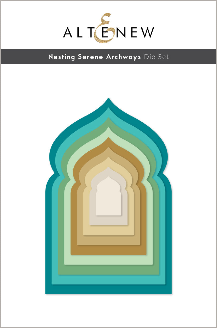 Dies Nesting Serene Archways Die Set