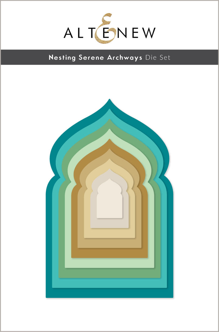 Dies Nesting Serene Archways Die Set