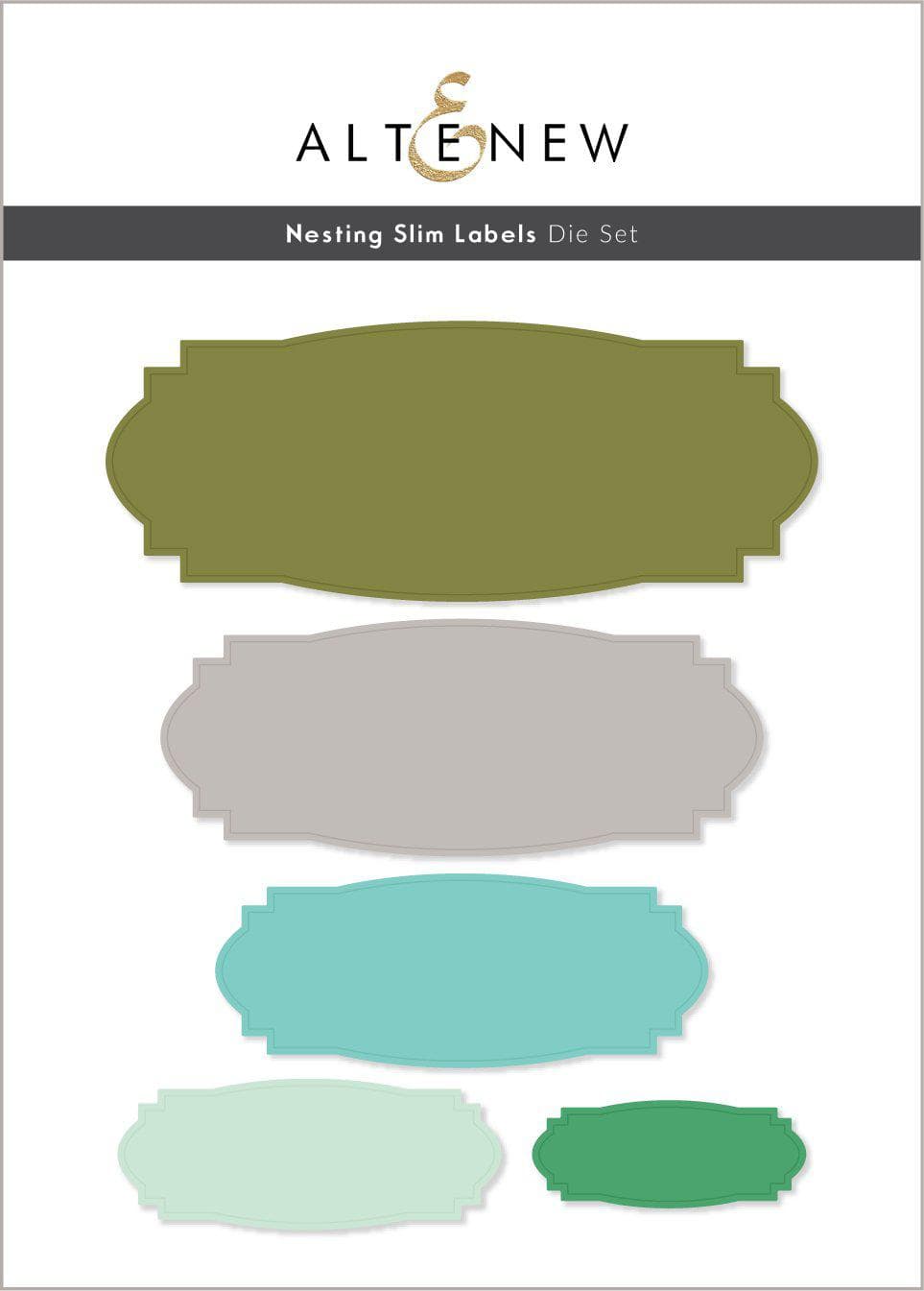 Dies Nesting Slim Labels Die Set