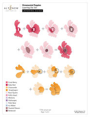 Dies Ornamental Poppies Layering Die Set