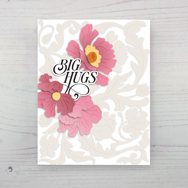 Dies Ornamental Poppies Layering Die Set