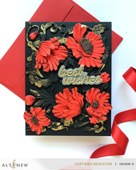 Dies Ornamental Poppies Layering Die Set