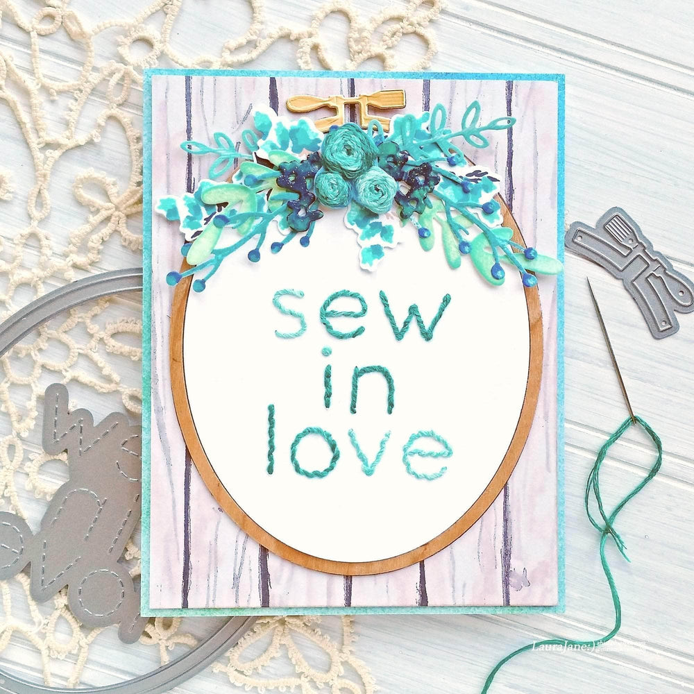 Dies Oval Embroidery Hoop Die Set