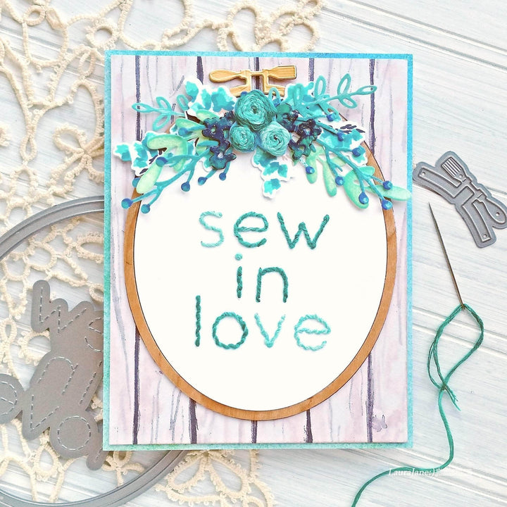 Dies Oval Embroidery Hoop Die Set