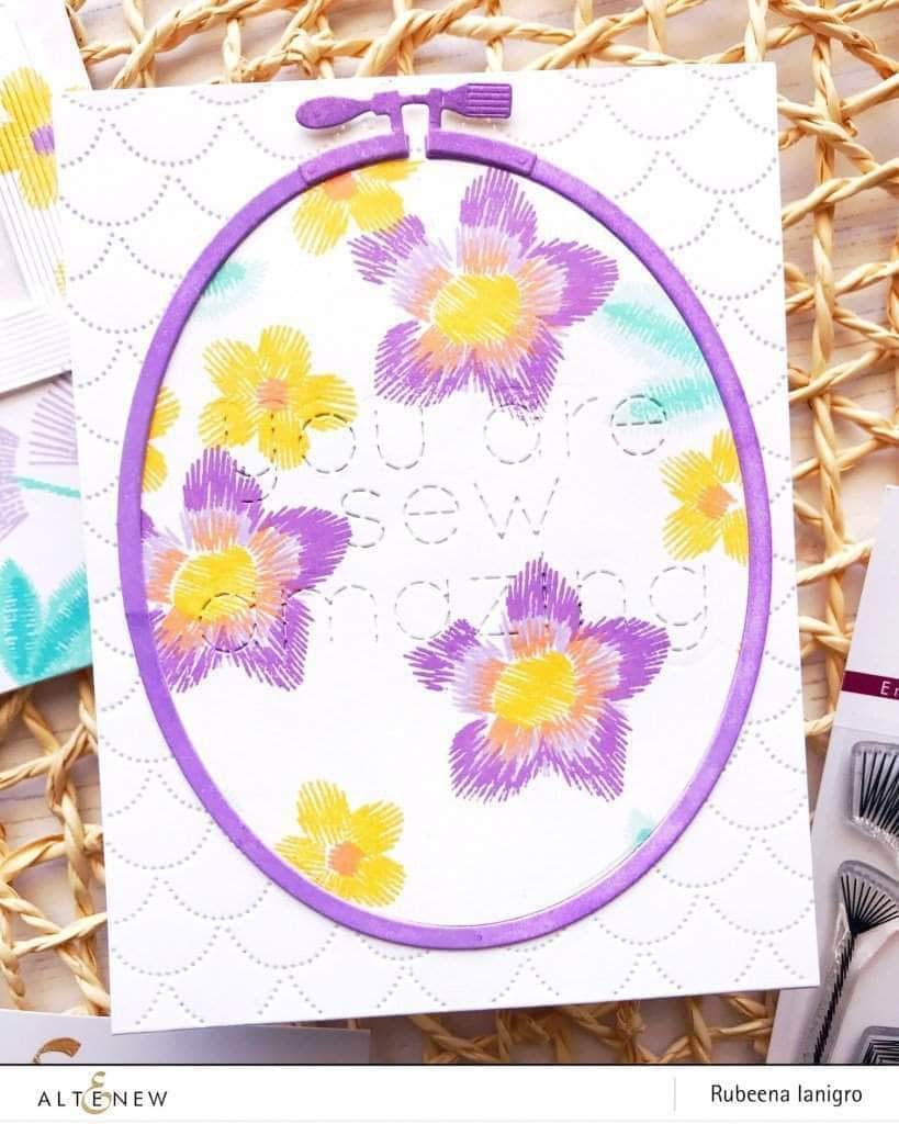 Dies Oval Embroidery Hoop Die Set