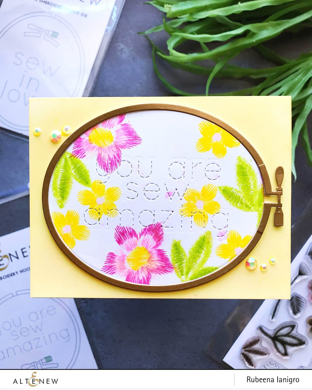 Dies Oval Embroidery Hoop Die Set