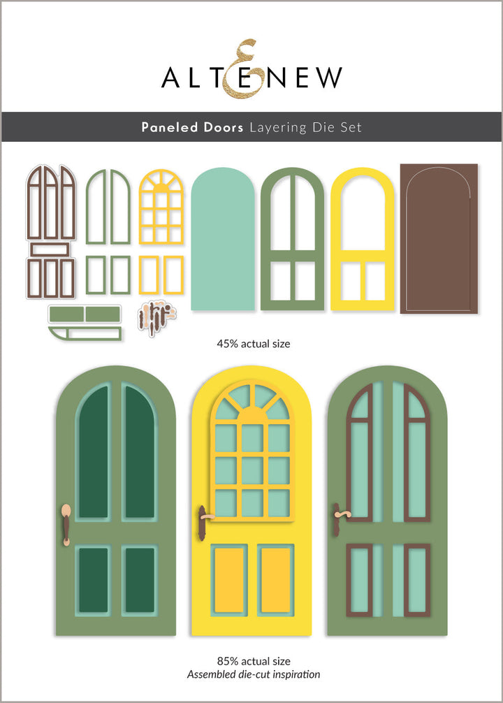 Dies Paneled Doors Layering Die Set