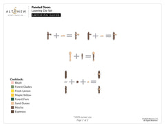 Dies Paneled Doors Layering Die Set