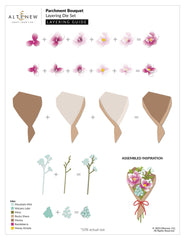 Dies Parchment Bouquet Layering Die Set