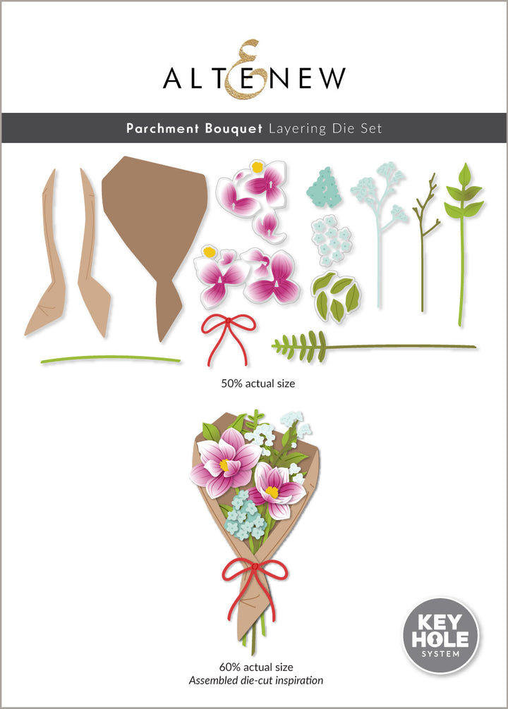 Dies Parchment Bouquet Layering Die Set