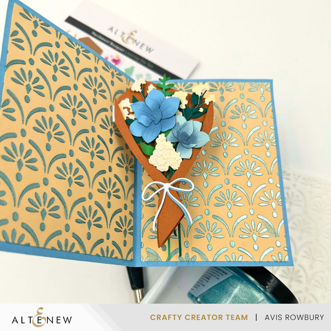 Dies Parchment Bouquet Layering Die Set