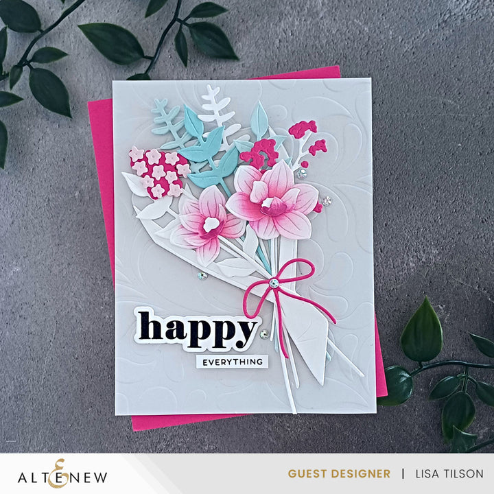 Dies Parchment Bouquet Layering Die Set