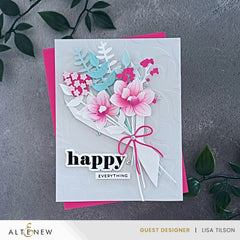 Dies Parchment Bouquet Layering Die Set