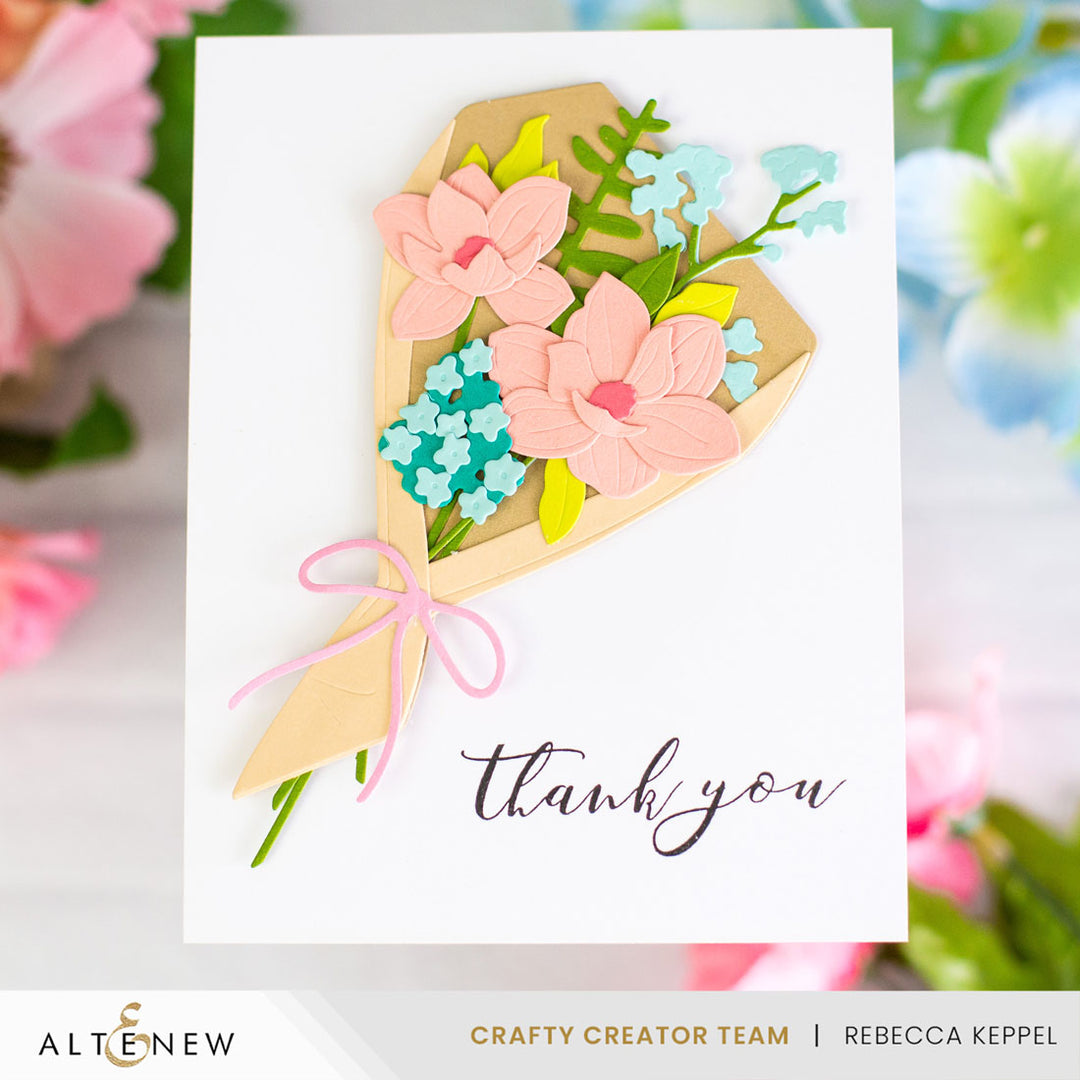 Dies Parchment Bouquet Layering Die Set