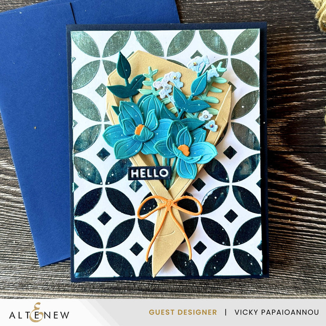 Dies Parchment Bouquet Layering Die Set