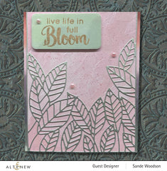 Dies Peeking Leaves Cover Die