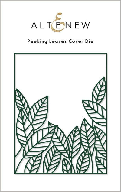 Dies Peeking Leaves Cover Die