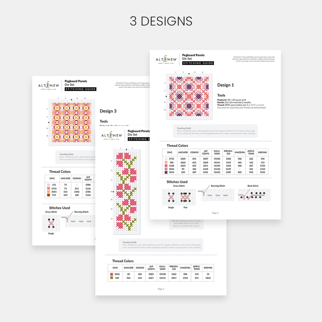 Dies Pegboard Panels Die Set