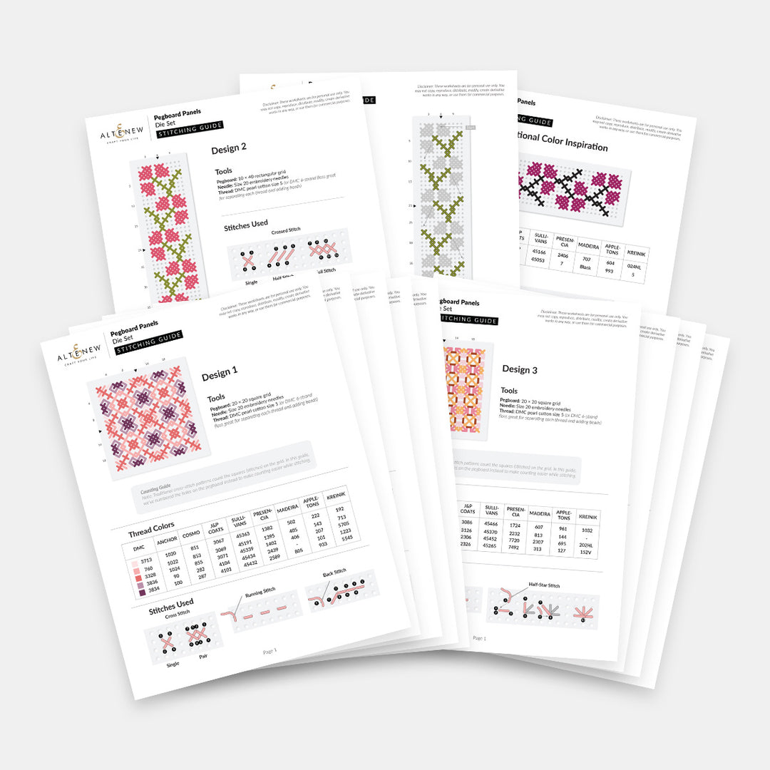 Dies Pegboard Panels Die Set