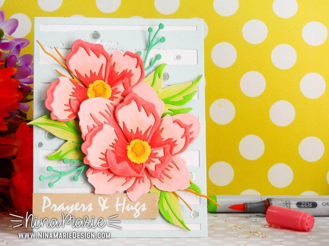 Dies Peony Dream 3D Die Set
