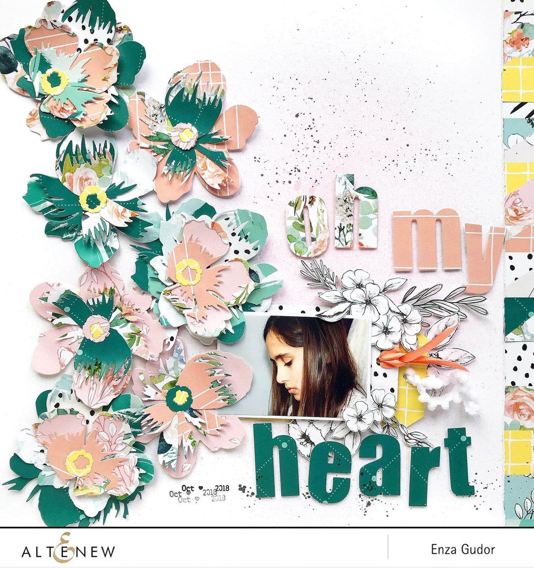 Dies Peony Dream 3D Die Set