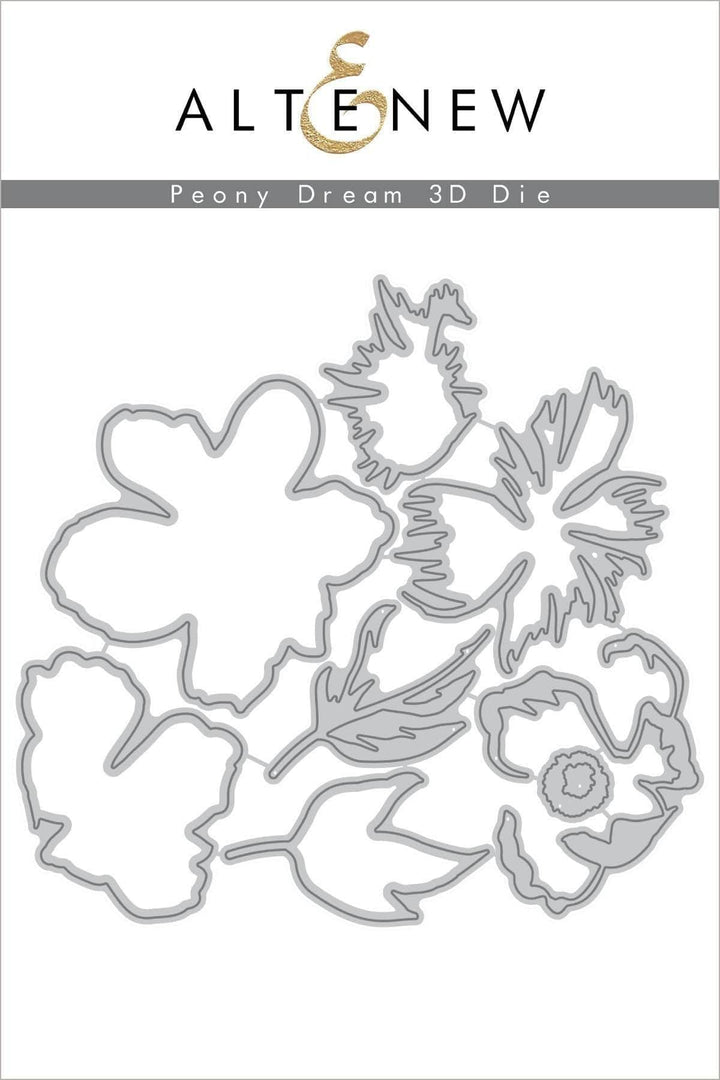 Dies Peony Dream 3D Die Set