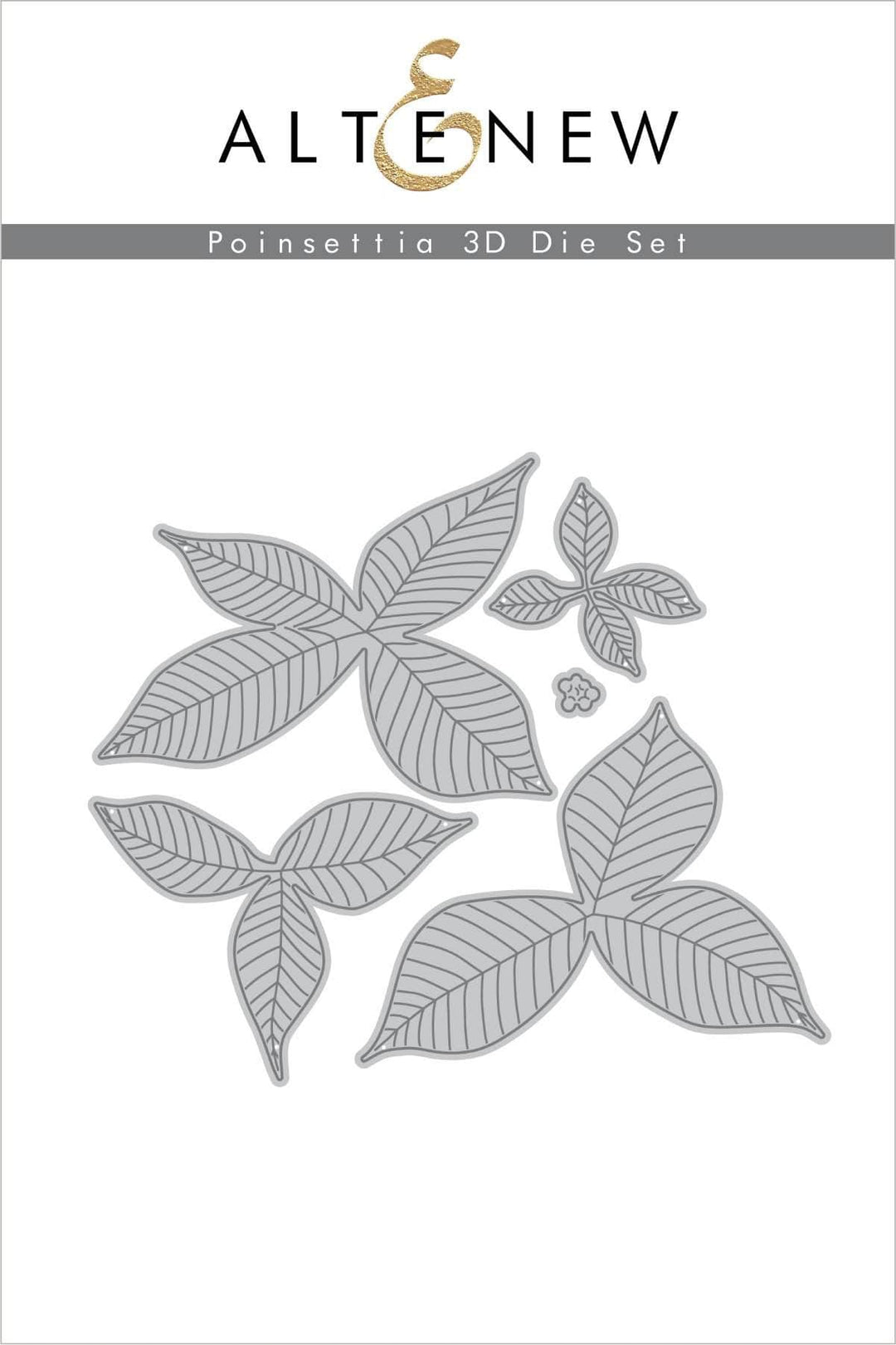 Dies Poinsettia 3D Die Set