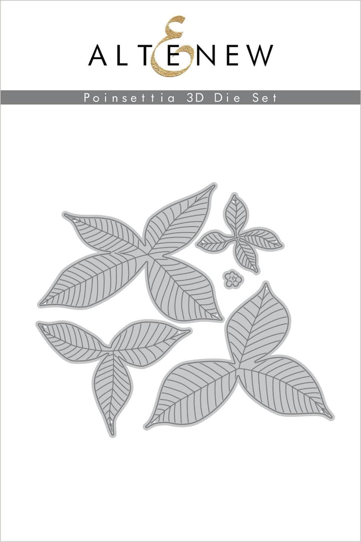 Dies Poinsettia 3D Die Set