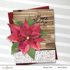 Dies Poinsettia 3D Die Set
