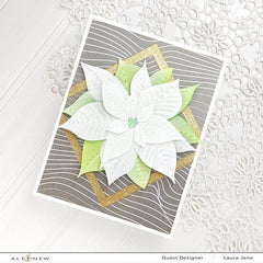 Dies Poinsettia 3D Die Set