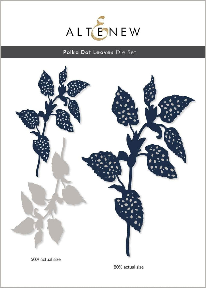 Dies Polka Dot Leaves Die Set