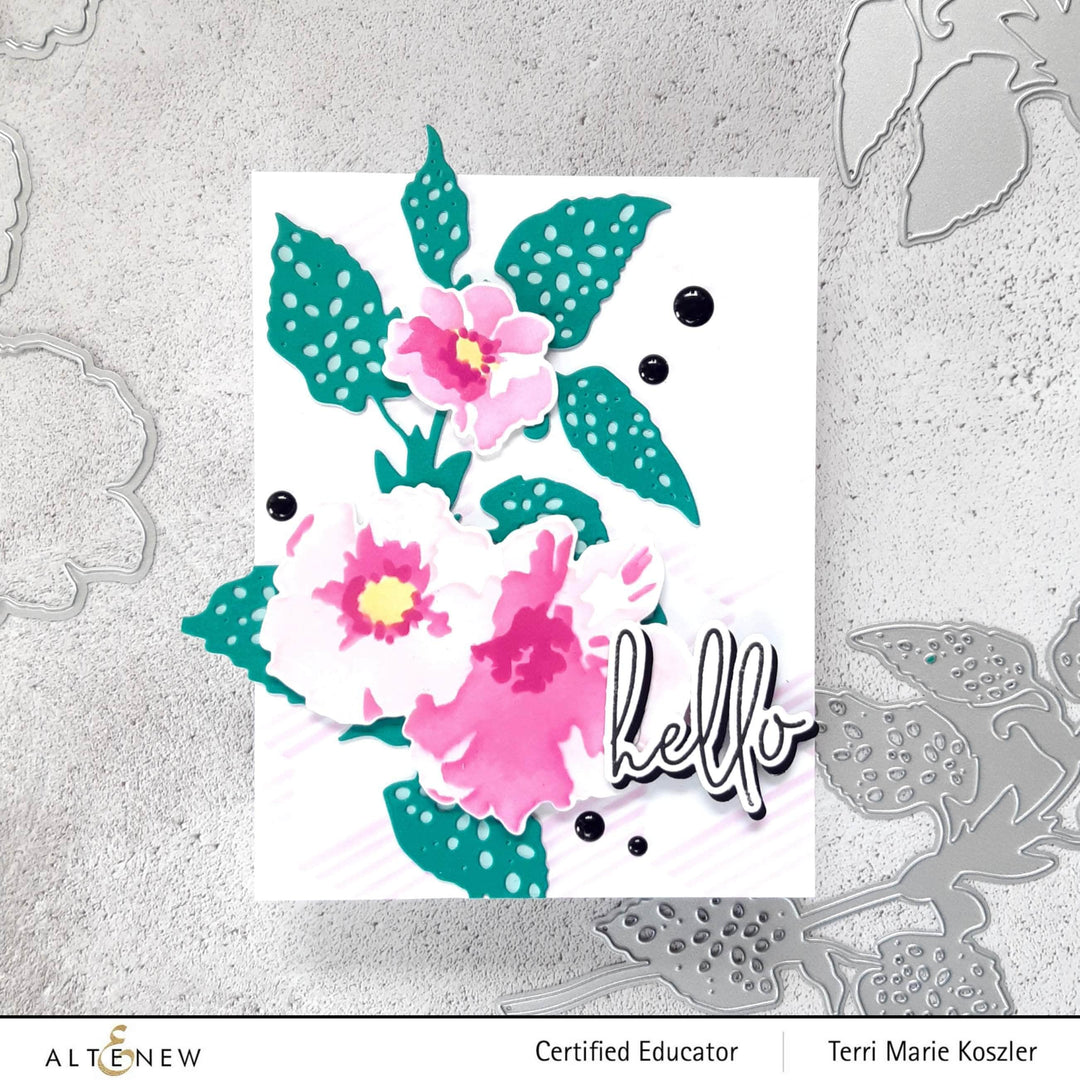 Dies Polka Dot Leaves Die Set