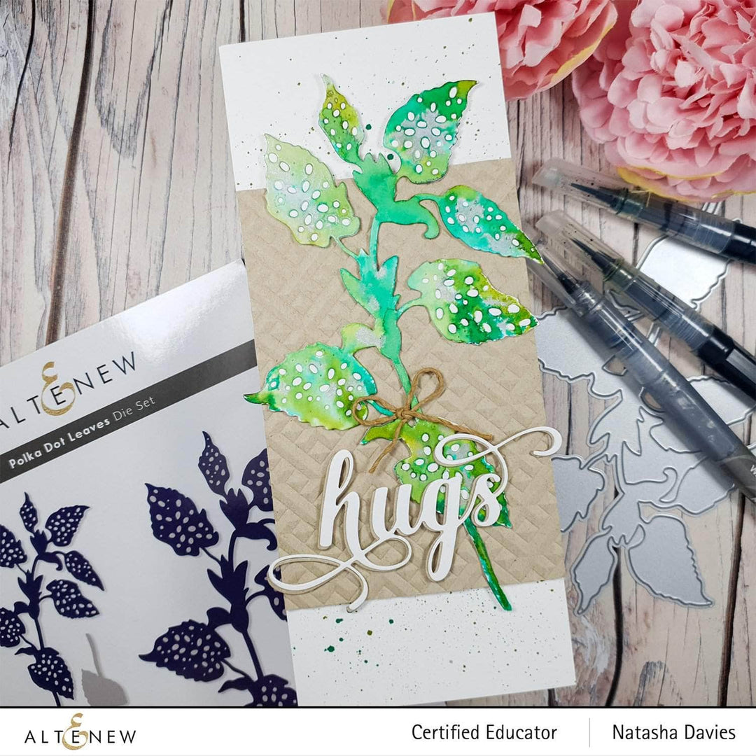 Dies Polka Dot Leaves Die Set