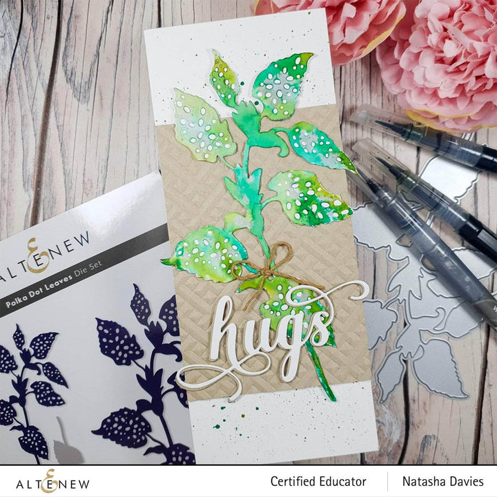 Dies Polka Dot Leaves Die Set