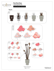 Dies Pom Pom Trees Layering Die Set
