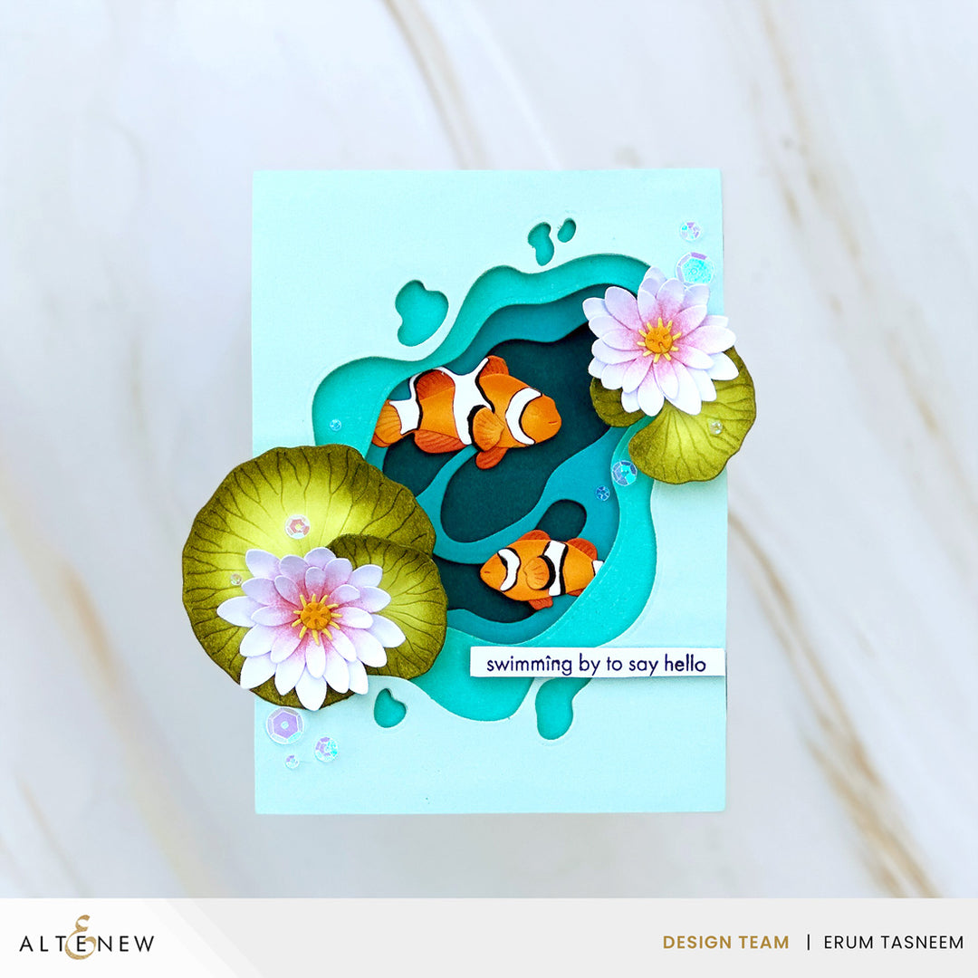 Dies Pond Lilies Layering Die Set
