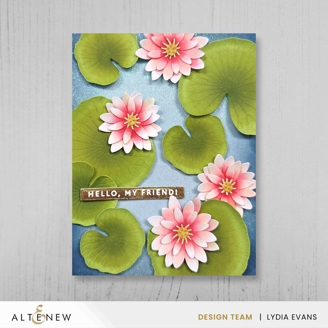 Dies Pond Lilies Layering Die Set