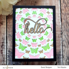 Dies Radial Butterflies Cover Die