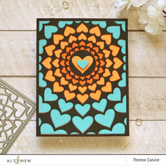 Dies Radial Hearts Cover Die