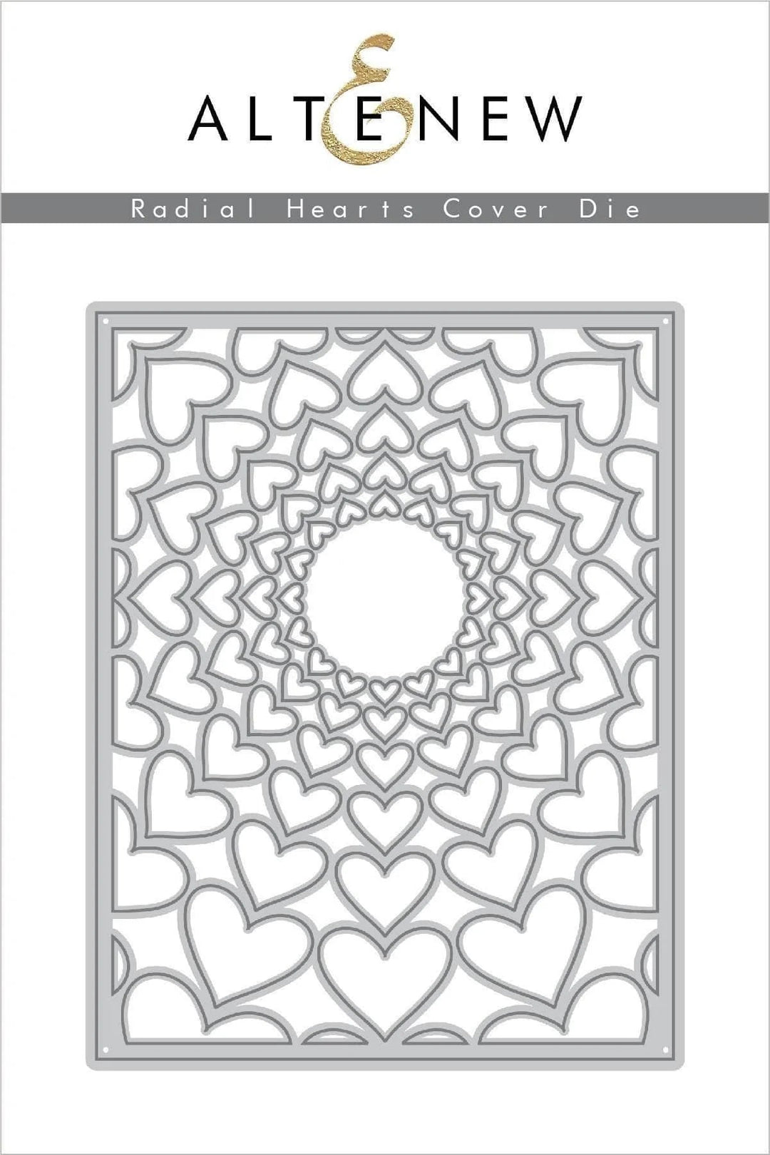 Dies Radial Hearts Cover Die