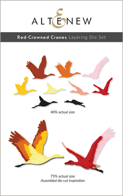 Dies Red-Crowned Cranes Layering Die Set